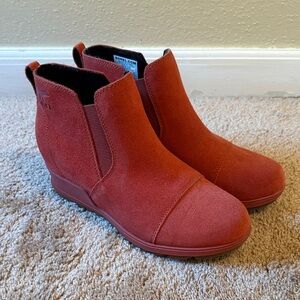 Women's Red Ankle Boots sorel Evie